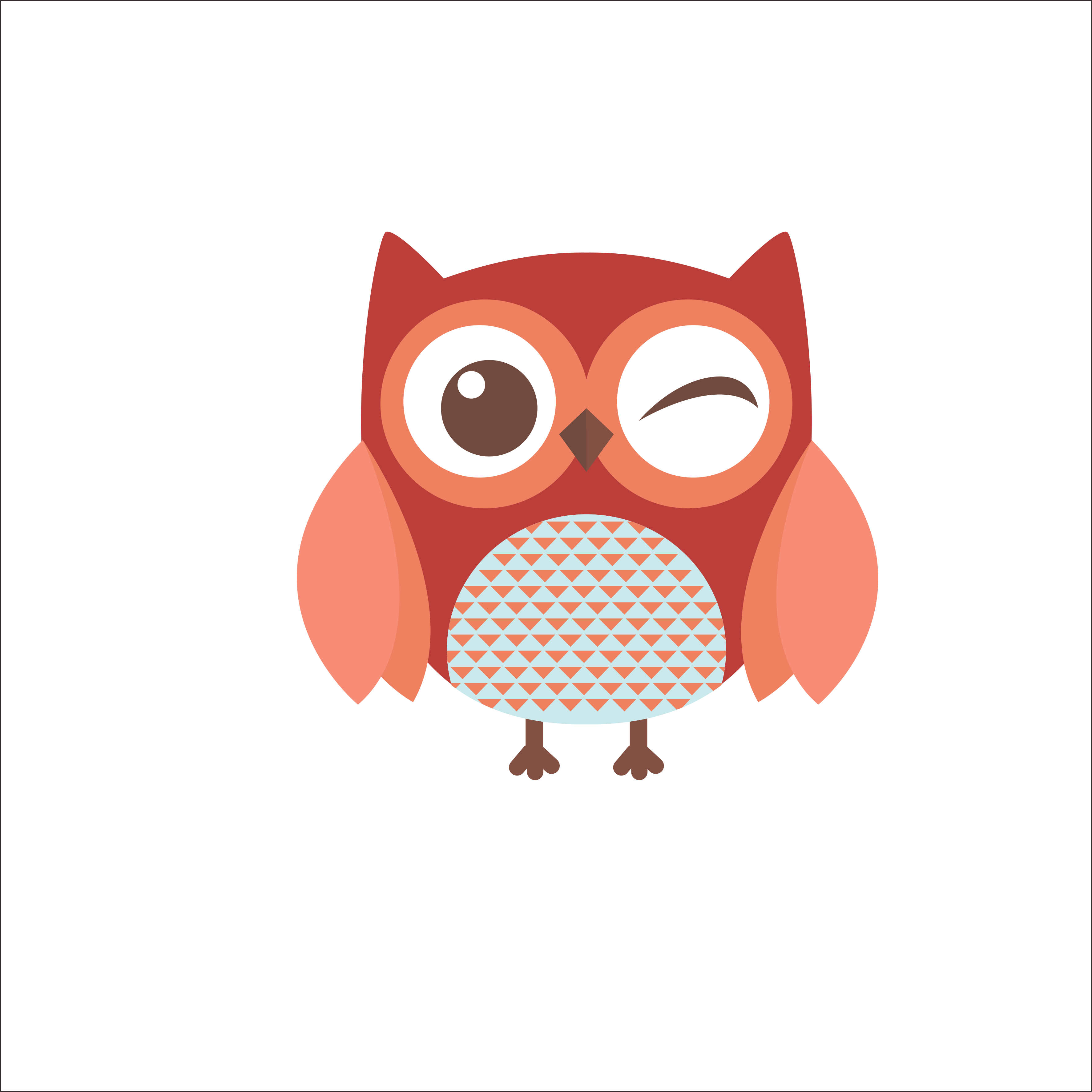 T-shirt Brazil Father Little Owl - กรอบ ข้อความ นก ฮูก (3547x3547)