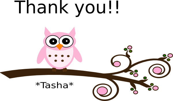 Pink Owl On Branch Clip Art At Clker - Free Clip Art Owls (600x352)