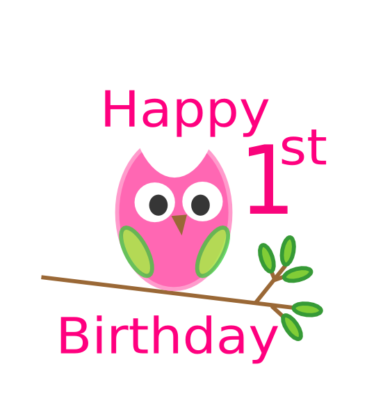 Happy 1st Birthday Girl (528x599)