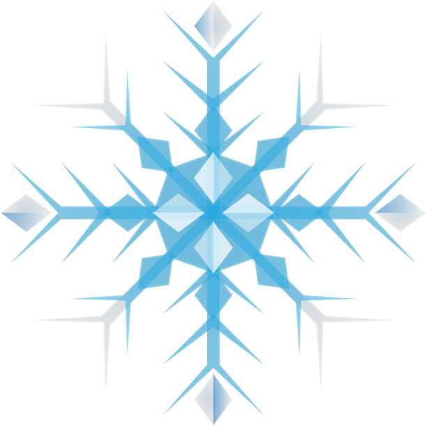 Christmas Snowflakes Clipart Free - Snowflake Free Clip Art (800x618)