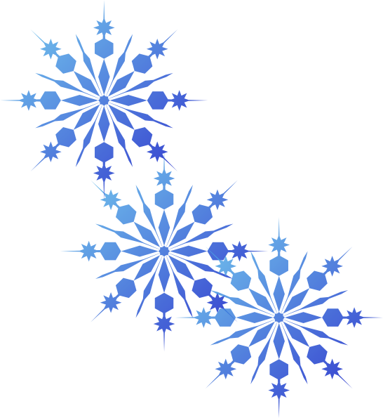 Fancy Design Ideas Snow Flake Clipart Snowflakes Blue - Snowflake Clip Art Free (546x595)
