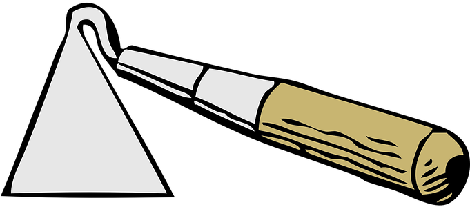 Hand, Hoe, Tool, Hardware, Digging, Soil - Hoe Clipart (680x340)