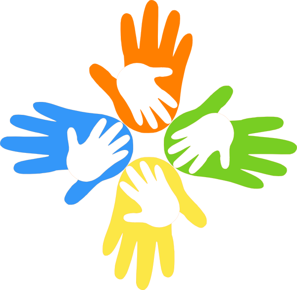Grq Logo Newest Aligned Clip Art At Clker - Helping Hands Clip Art (600x586)