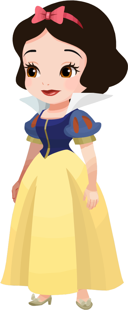 Doll Clipart Snow White - Kingdom Hearts X Snow White (738x1170)