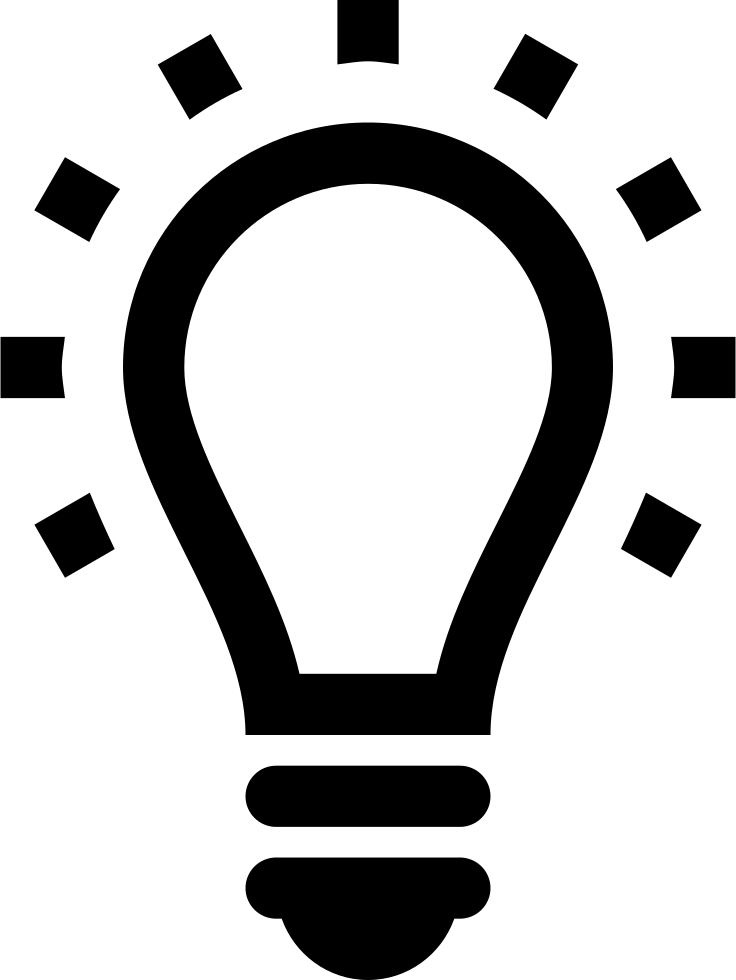 Png File - Light Bulb Icon Vector (736x980)