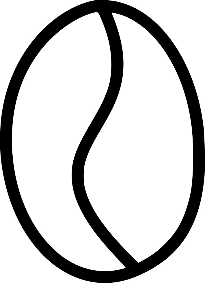 Png File - Coffee Bean Line Icon (710x980)