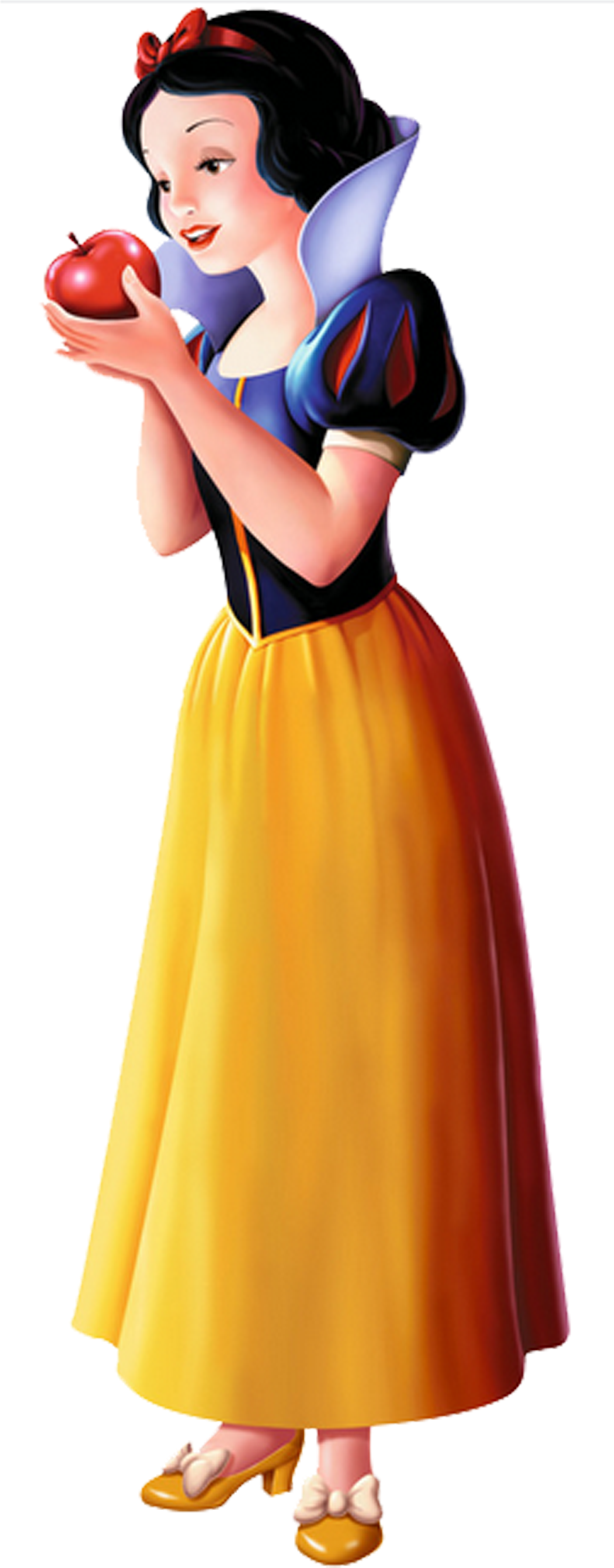 Snow White Png Pic - Snow White And Apple (1404x3600)