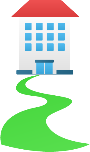 Icône Directe, Passerelle, Maison - Walkway Png (512x512)