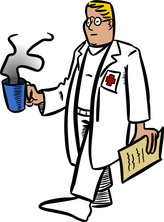 Docteur Blouse Blanche - Doctor Clip Art (548x742)