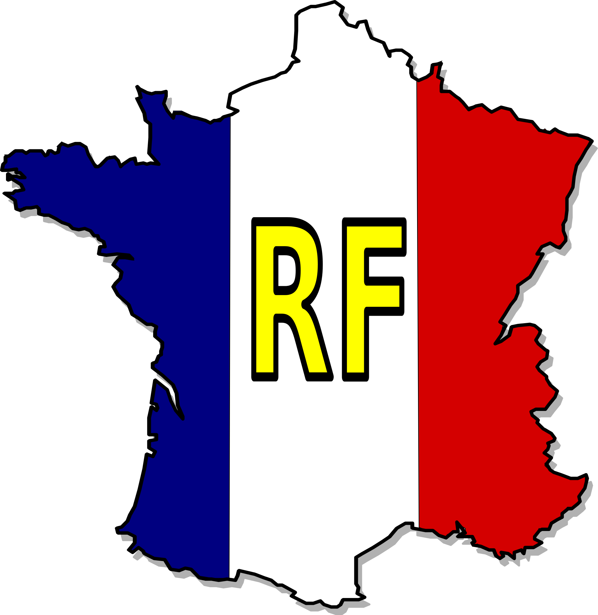 Open - France Country And Flag (2000x2059)