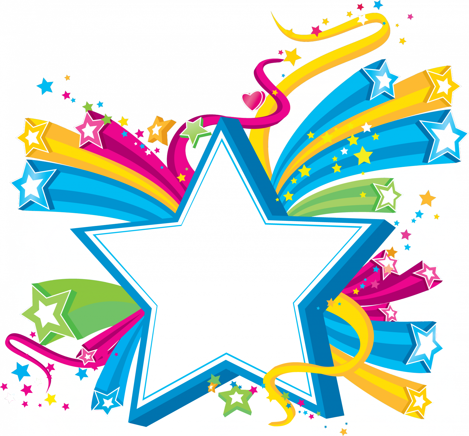 Vector Stars - Graduation Stars Clipart (1500x1395)