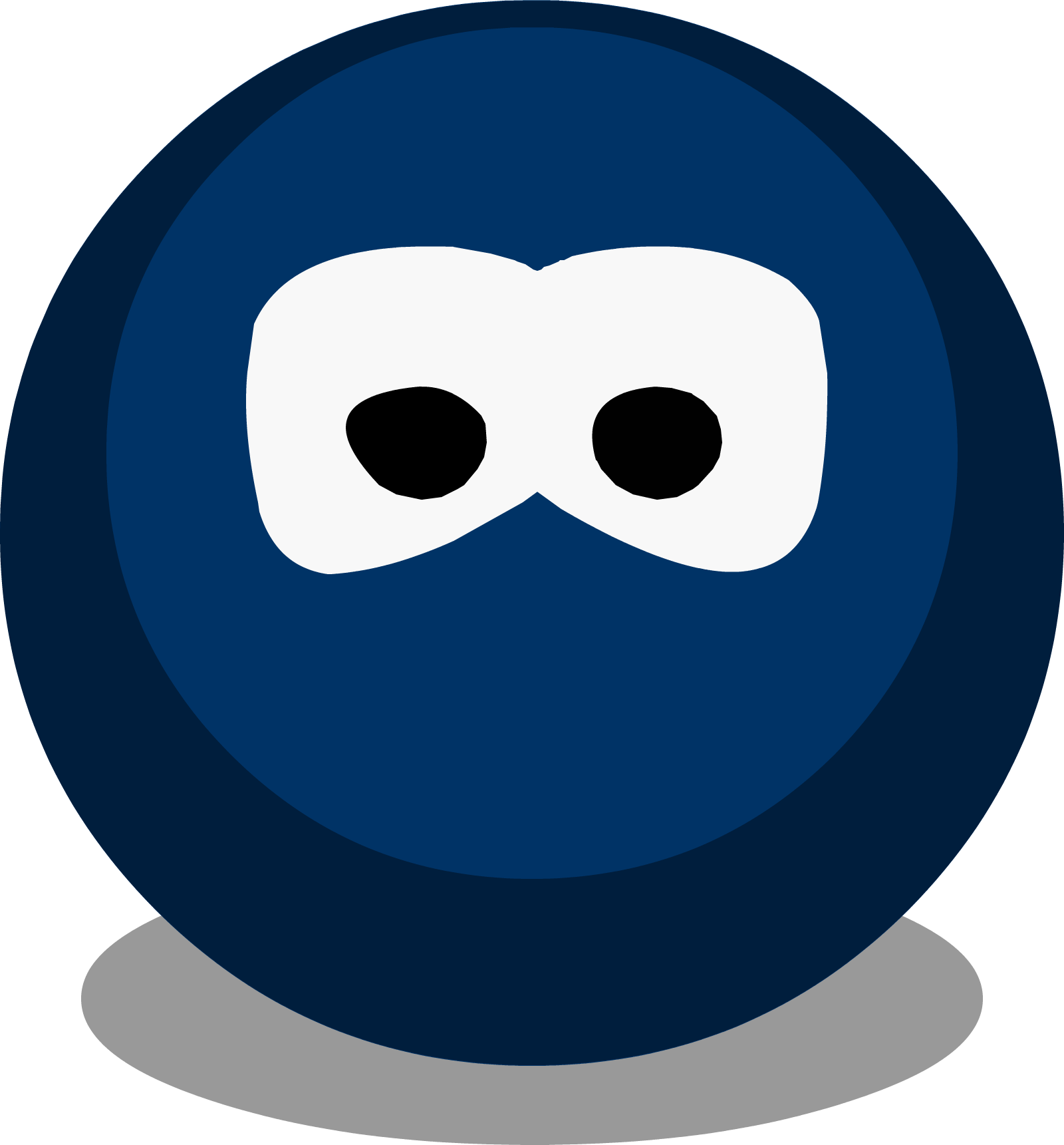 Information Template-info - Club Penguin Blue Color (1600x1721)