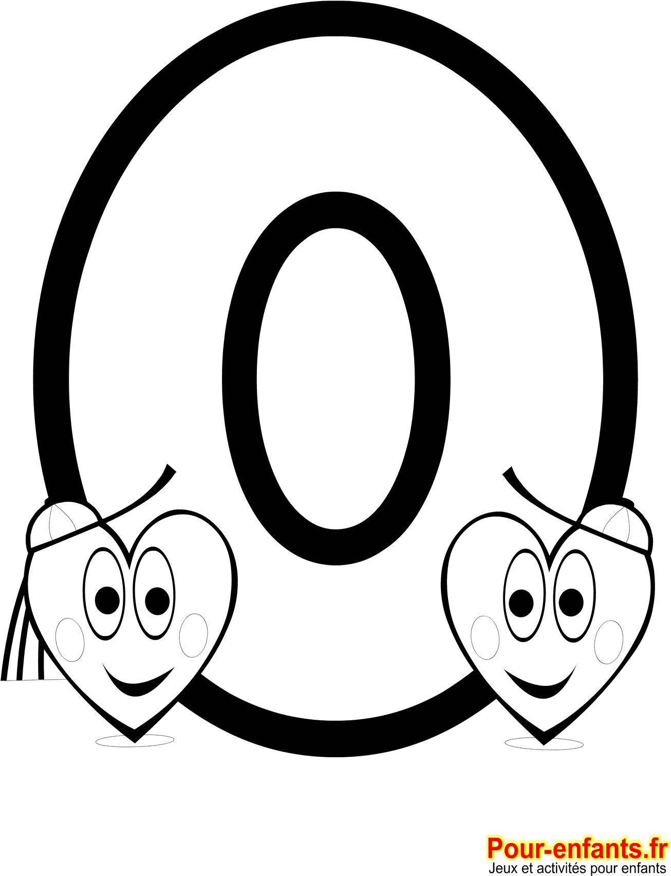 Coloriage Chiffre 0 À Imprimer Nombre 0 Apprendre Chiffres - Coloriage Pour Enfants De 6 Ans (1400x1933)