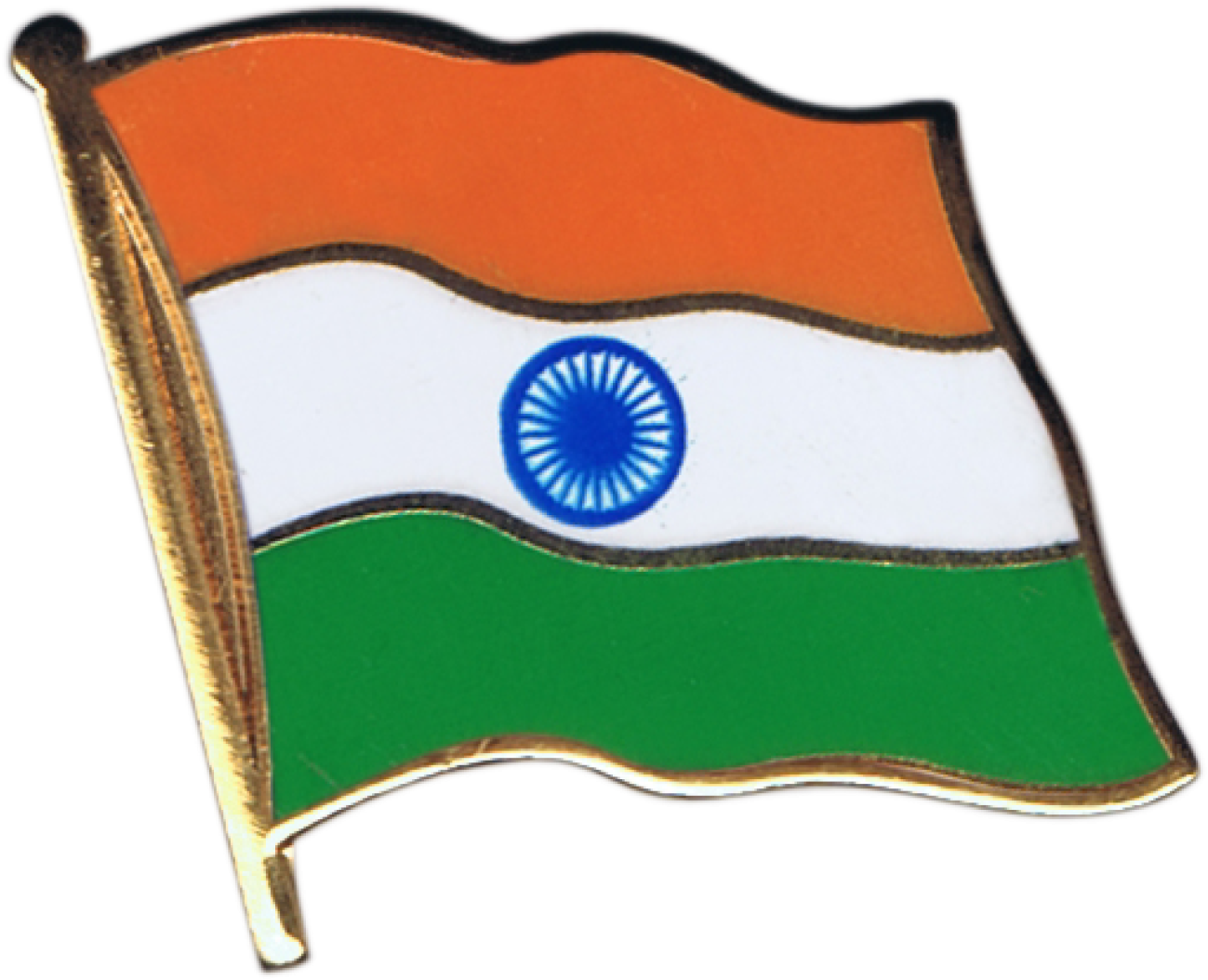 India Flag Pin, Badge - Norway Flag Pin Badge 2x2cm (1500x1197)