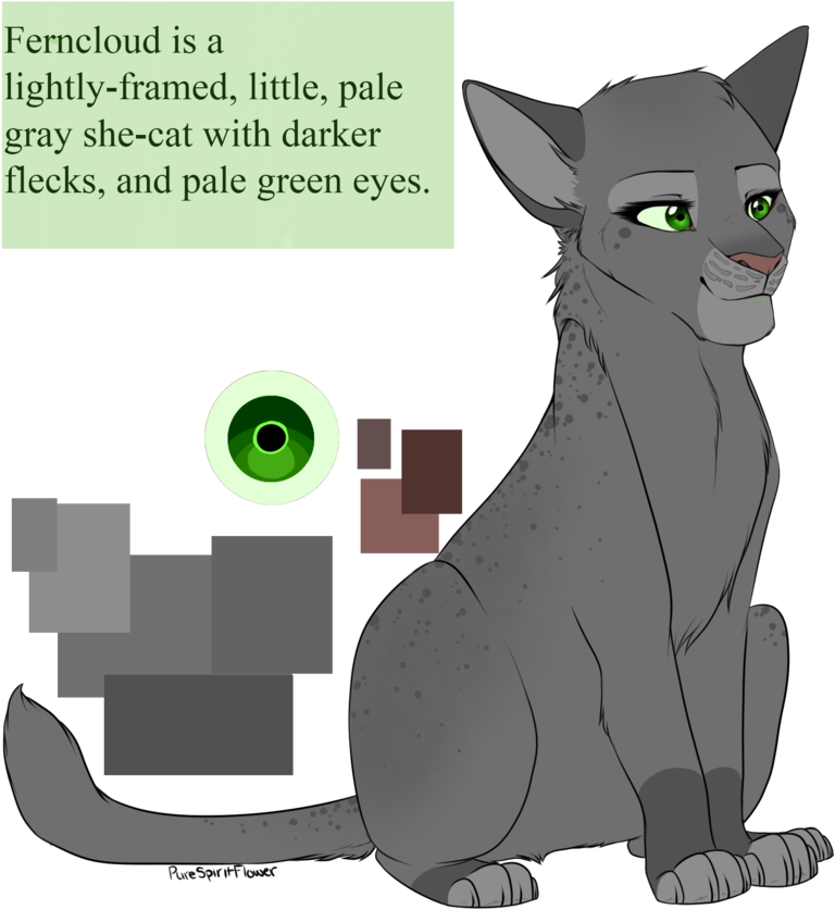 Ferncloud By Purespiritflower - Warrior Cats Ferncloud (894x894)