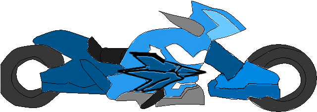 Blue-eyes Duel Runner By Malgus123 - Blue Eyes Duel Runner (640x333)