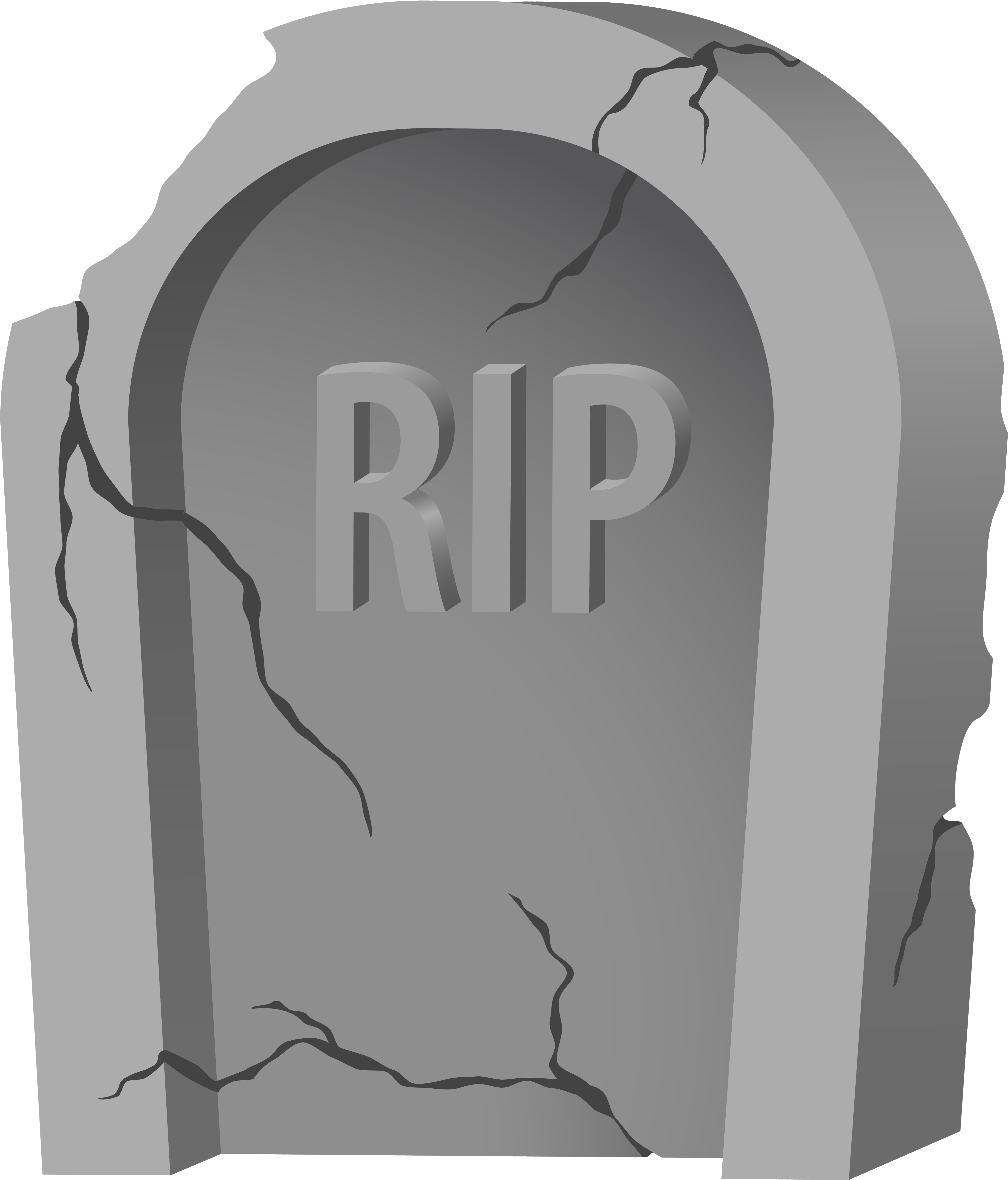 Rip Tombstone And Purple Png Clipart Image - Rip Tombstone And Purple Png Clipart Image (5230x6131)