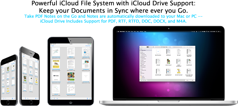 Mach Note The Icloud Pdf Editor, M4a Audio Recorder, - App Store (825x425)
