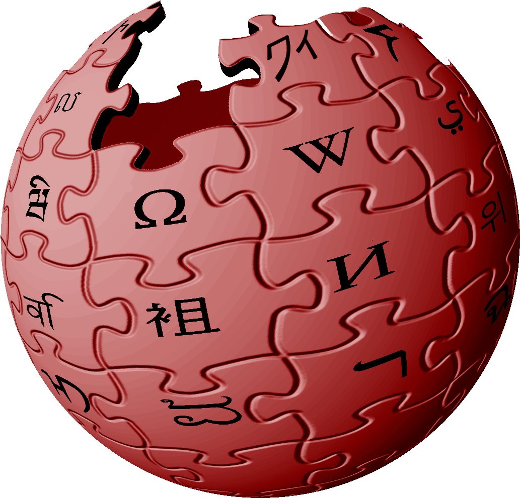 Picture - Wikipedia Logo Red (1058x1058)
