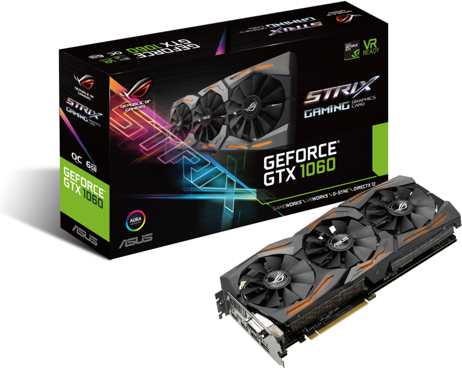 Outshine The Competition - Asus Geforce Gtx 1060 6gb Strix Gaming (960x960)