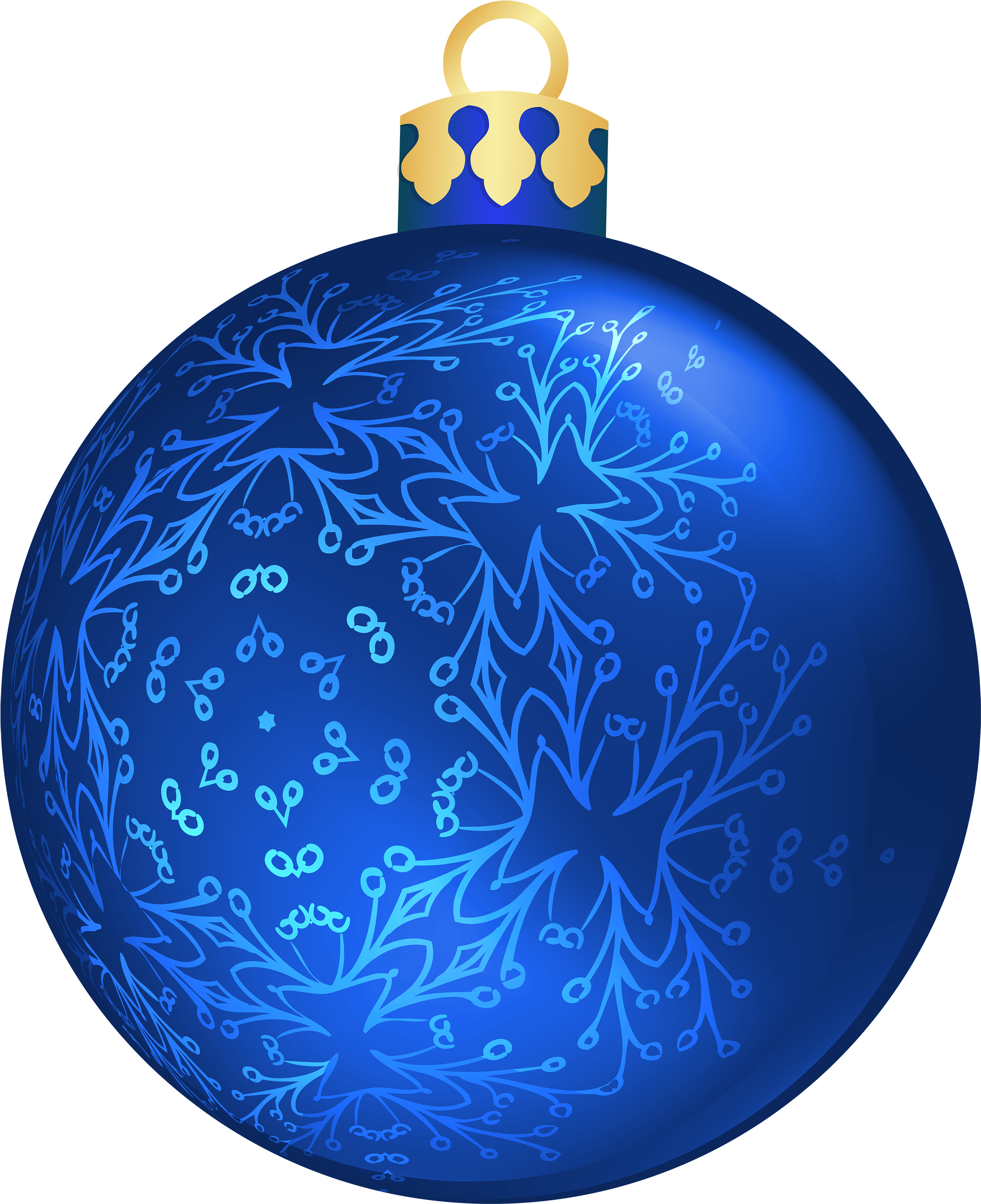 Christmas Ornaments Clipart Navy Blue - Blue Christmas Ball Png (2500x3070)