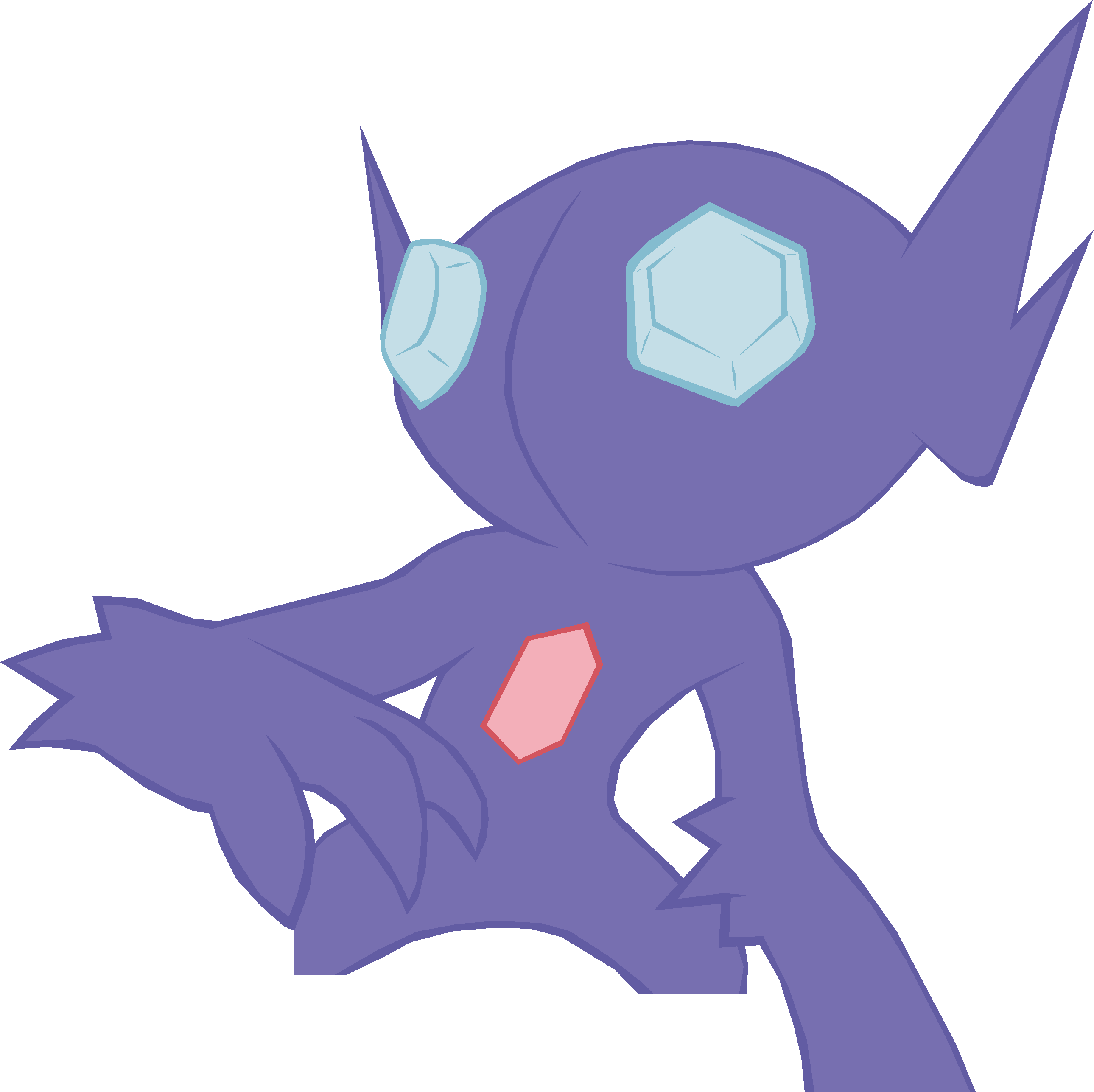 ~pokebase~ Sableye By Yukimemories ~pokebase~ Sableye - Cartoon (2579x2574)