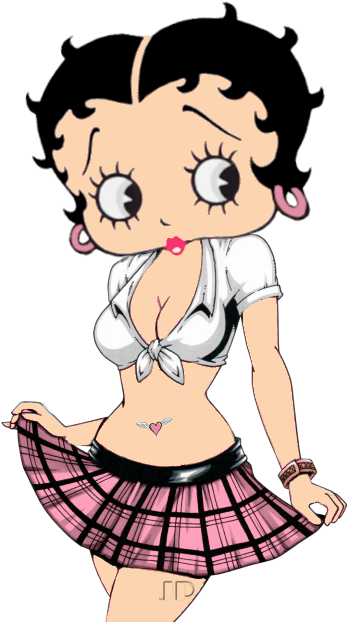 Betty Boop Skimpy Schoolgirl Outfit - Betty Boop (365x655)