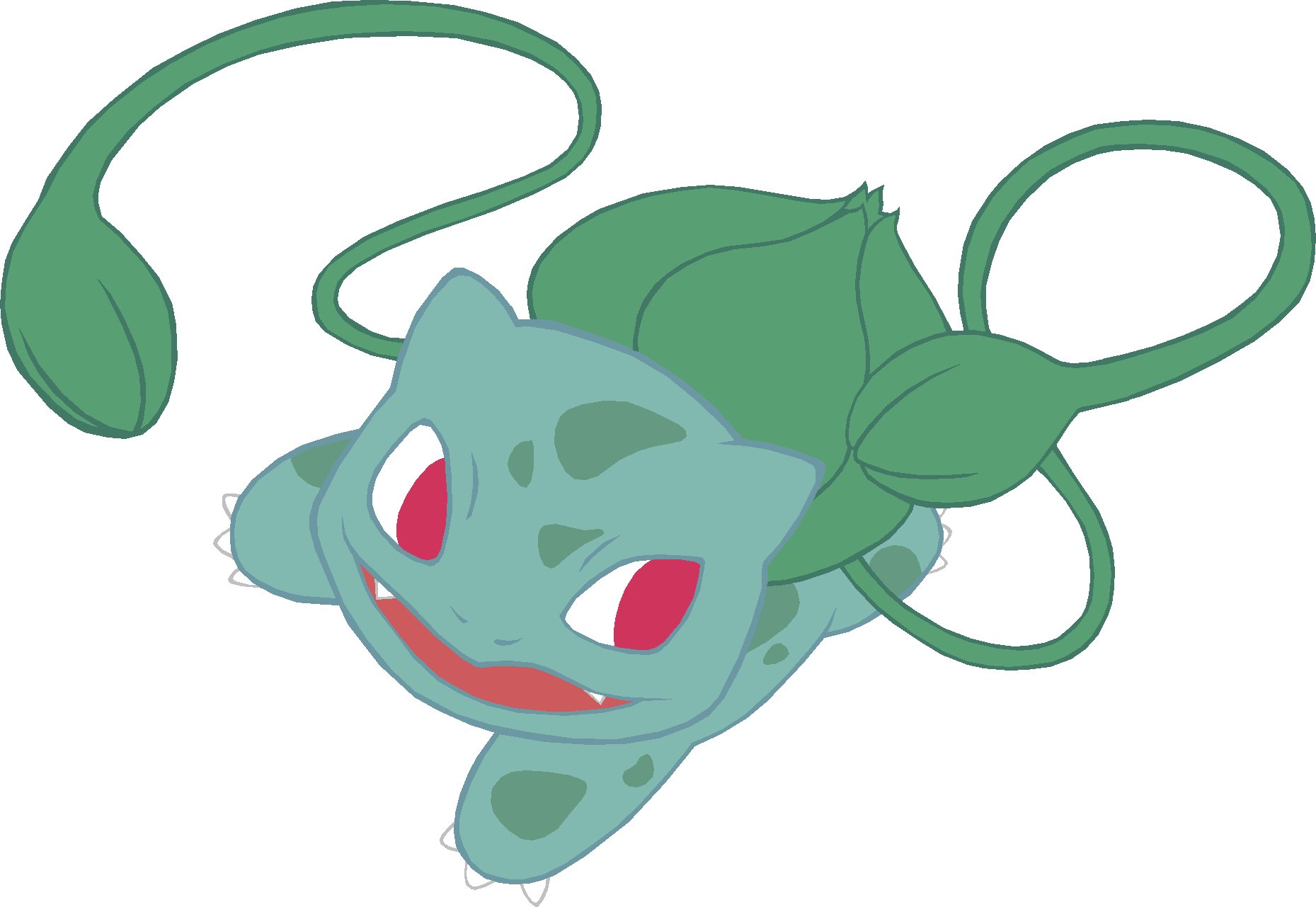 ~pokebase~ Bulbasaur 2 By Yukimemories - Bulbasaur (1859x1281)