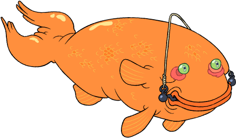 Goldfish Clipart Finn - Finn The Goldfish (502x313)