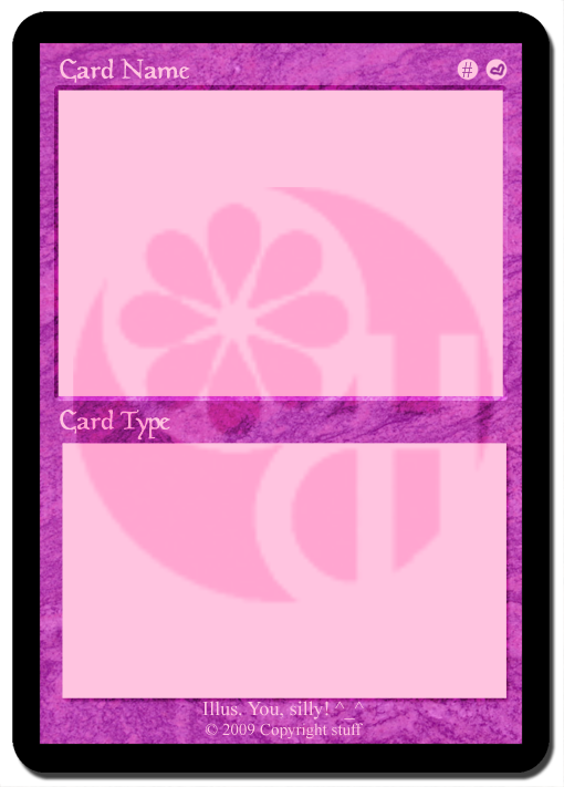 Obaba\'s Card Game Template By Obaba On Deviantart - Magic: The Gathering (510x711)