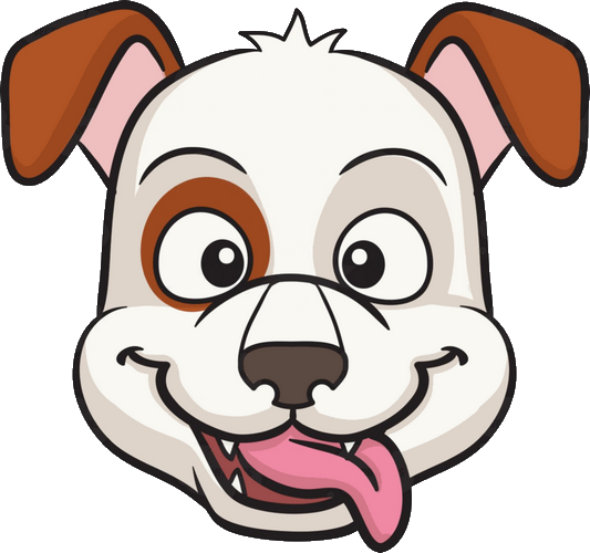 E U - Cartoon Dog With Tongue Out (533x500)