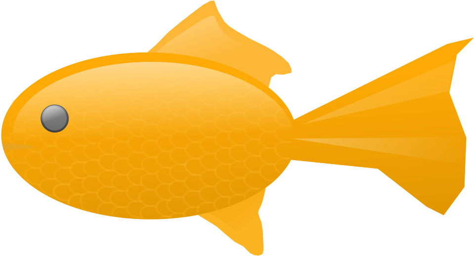 Goldfish Clipart Png - Pomacentridae (1000x554)