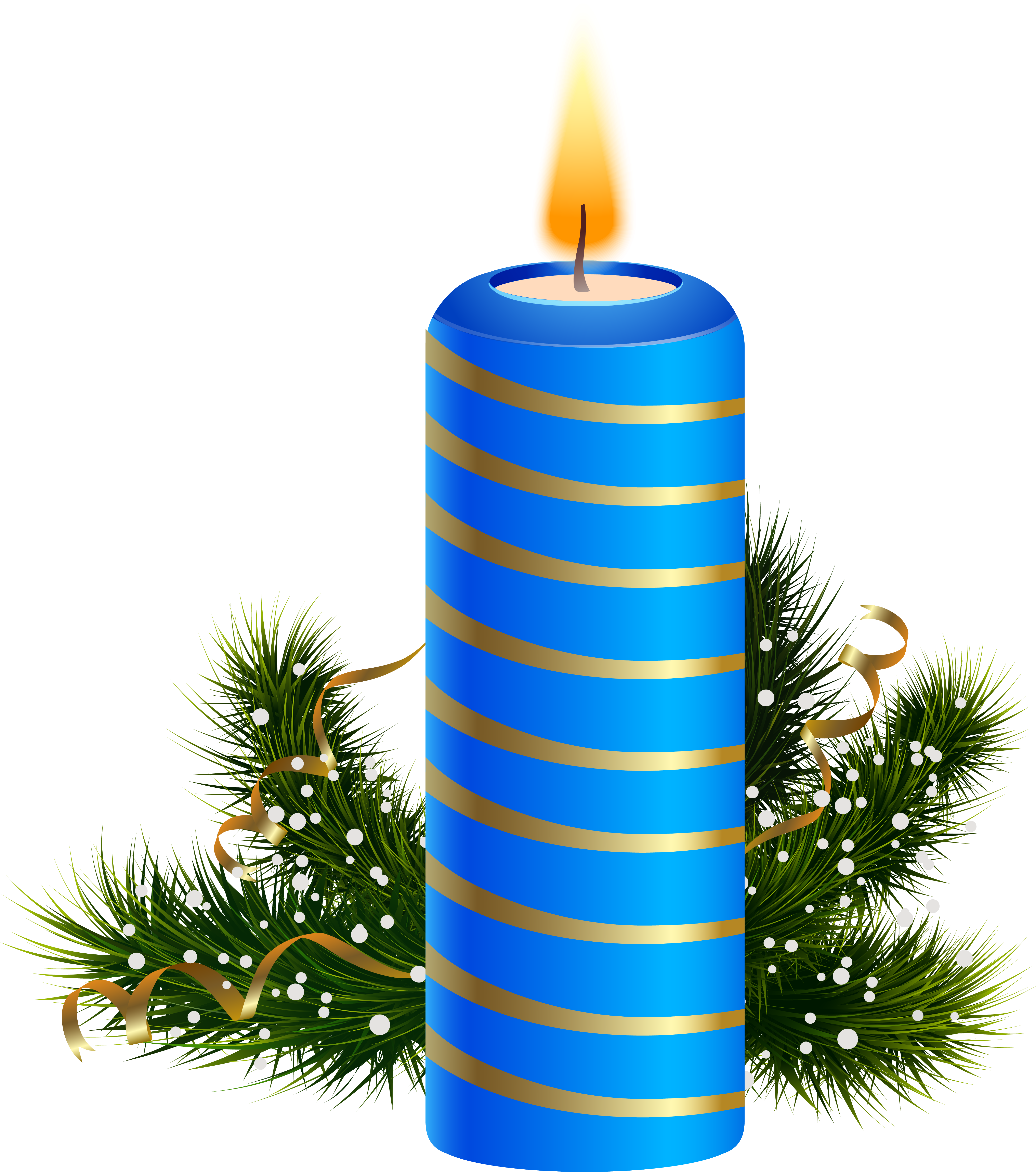 Blue Christmas Clip Art - Christmas Day (5200x5897)