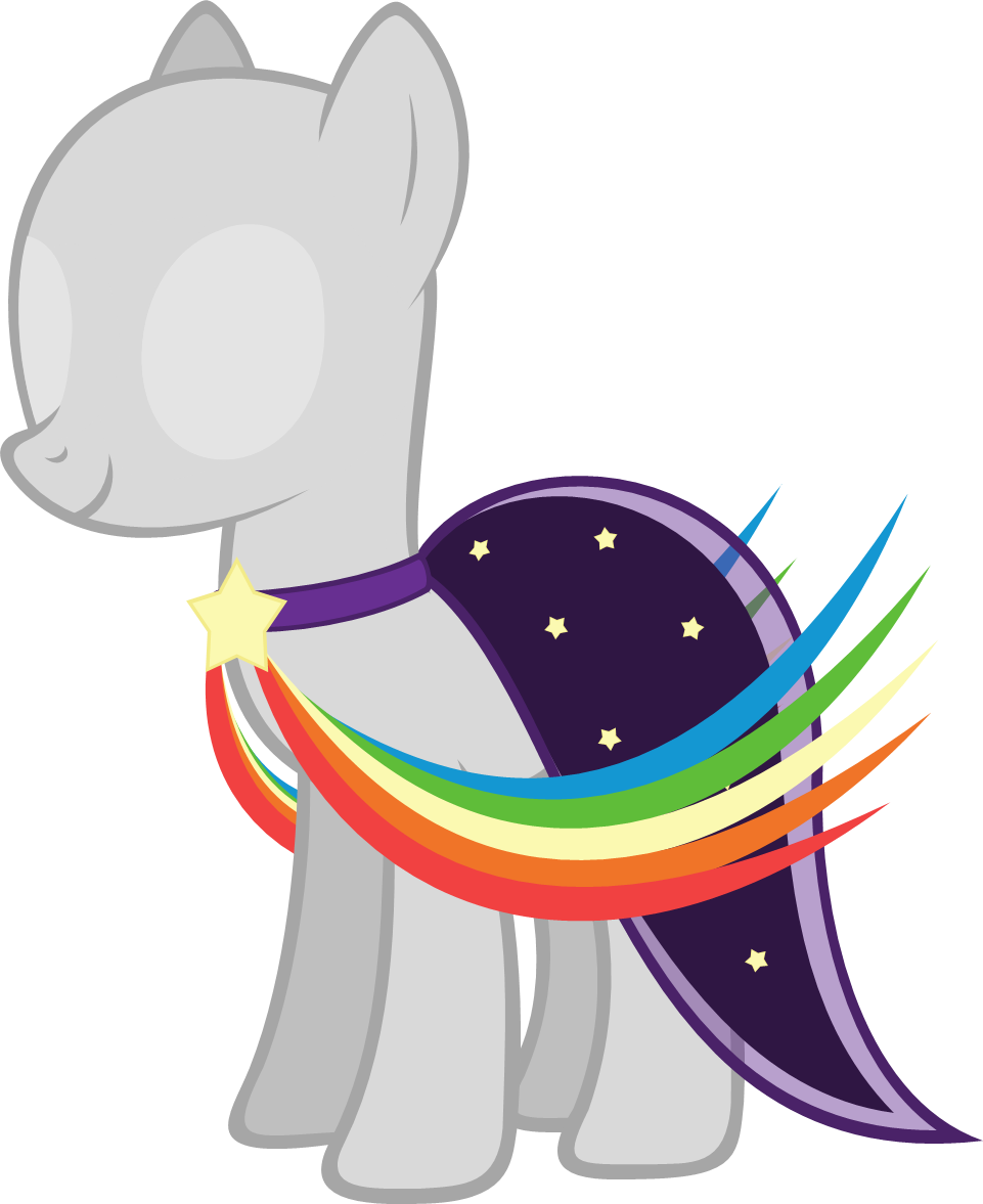 Rainbow Night - Mlp Base Dress (961x1177)