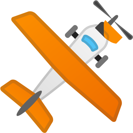 Icono Pequeño, Avión - Small Airplane Emoji (512x512)