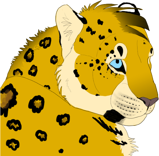 Amur Leopard Spot Concept By Tiguar - Cartoon Amur Leopard (561x581)