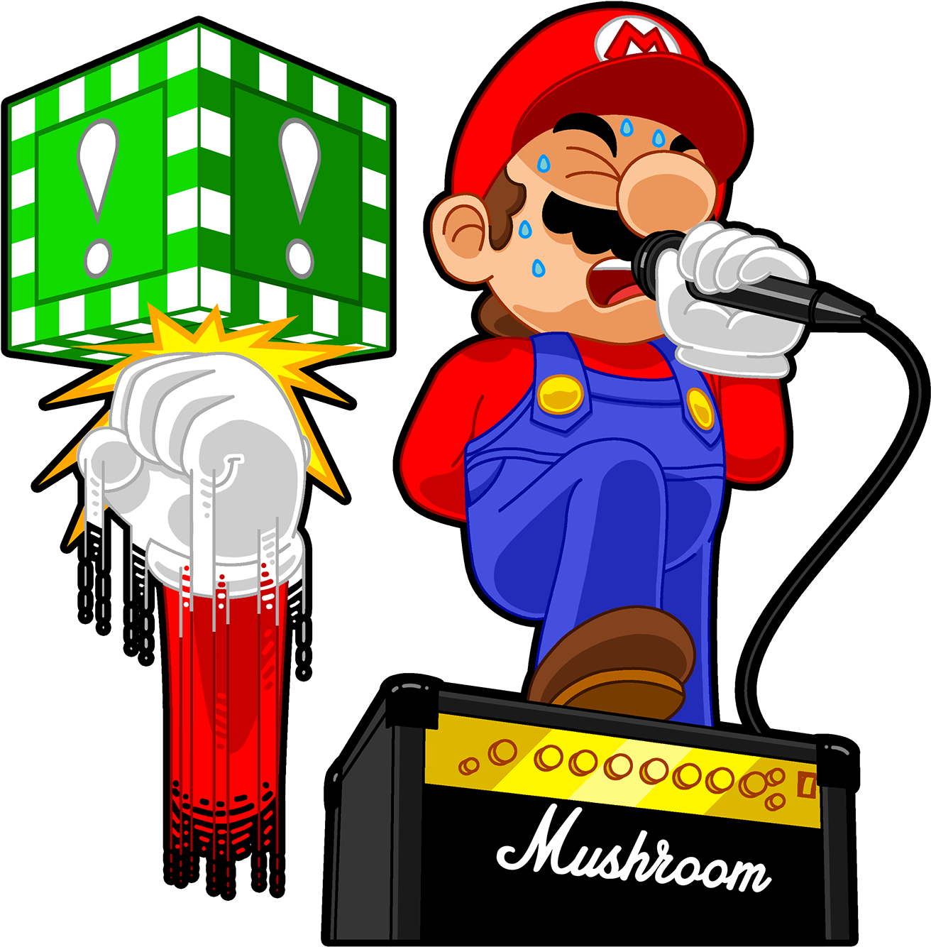 “metal Mario” - Metal (1400x1899)