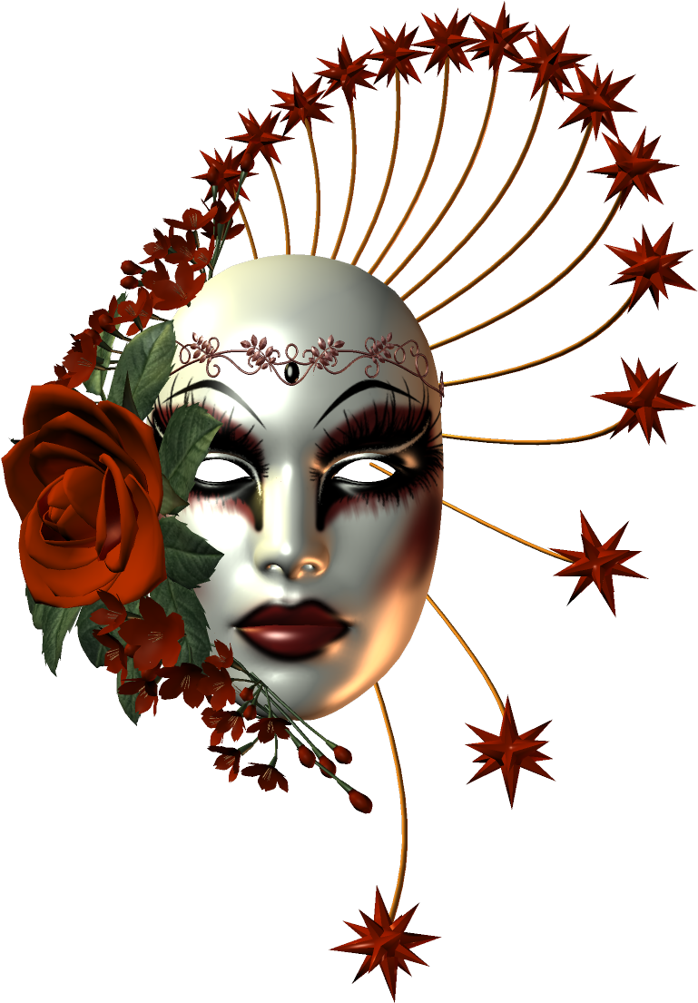 Masques Carnaval - Tubes Masques De Carnaval (864x1239)