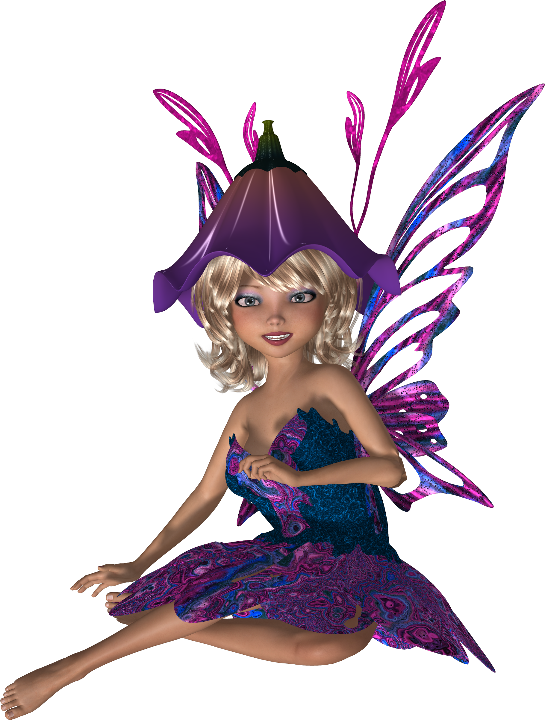 Embroidery Art, Elfen, Nymphs, Sprites, Angles, Baby - Fairy (2600x2600)