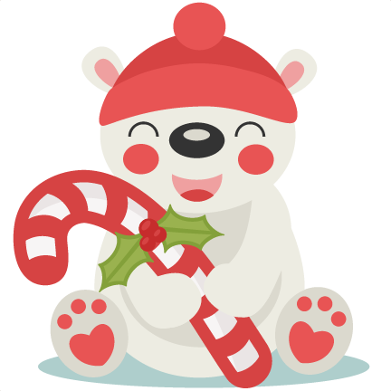 Free Colorado Cliparts, Download Free Clip Art, Free - Christmas Polar Bear Clip Art (432x432)