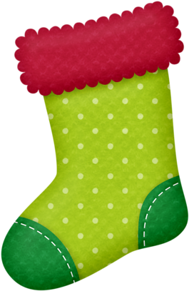 Clip Art - Christmas Socks Clipart (328x500)