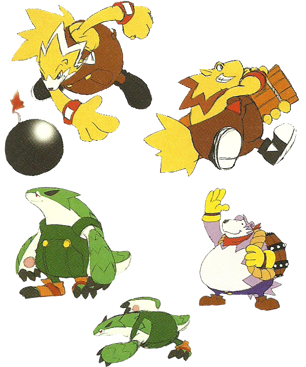 Transparent Klonoa Heroes Concept Art From The Guidebook - Klonoa Heroes Concept Art (635x744)