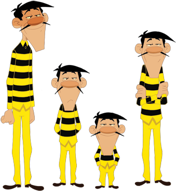 Les Frères Dalton - Dalton Lucky Luke (362x392)