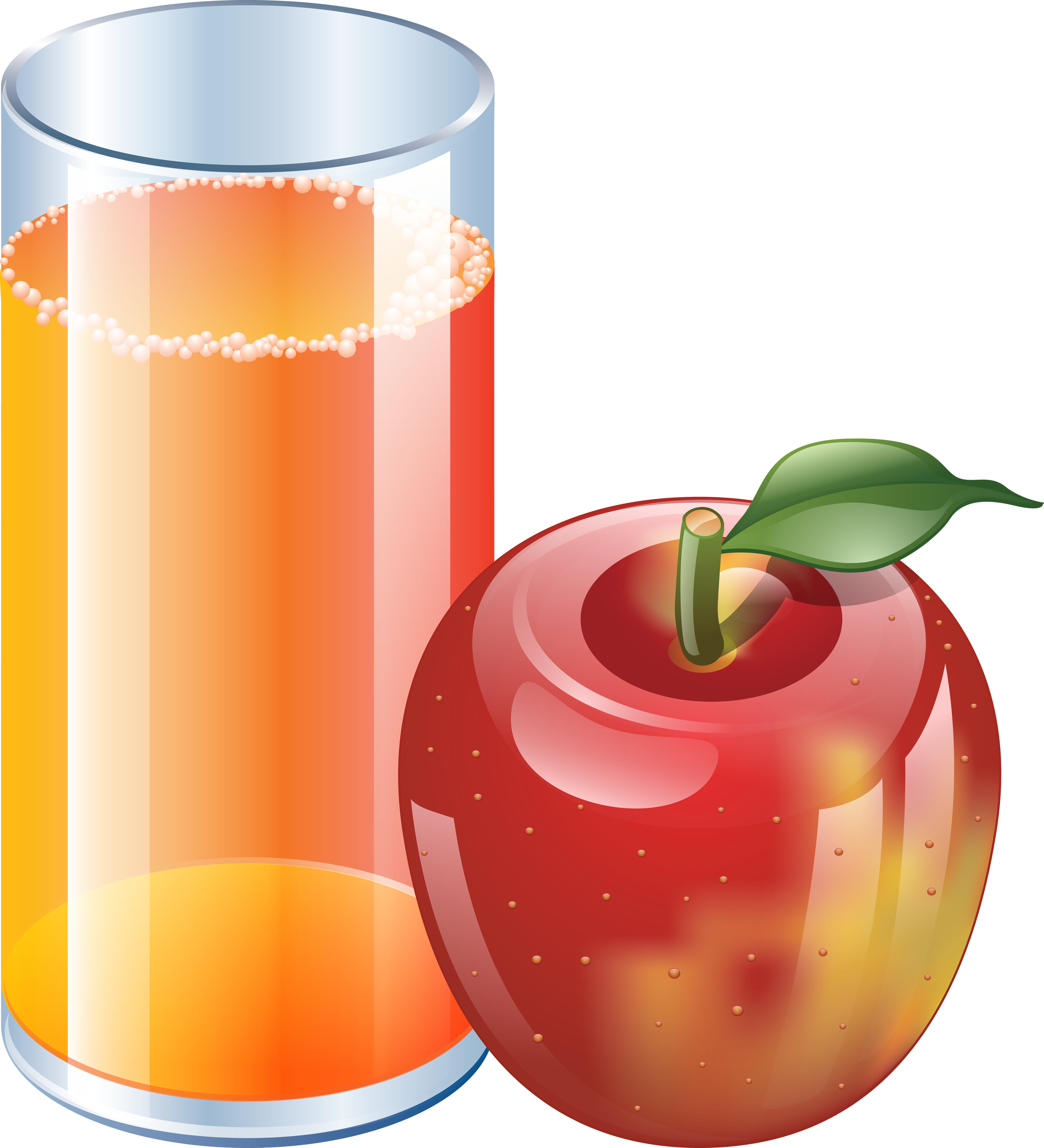 Orange Juice Juice Images Free Download Clipart - Apple Juice Png (3178x3496)