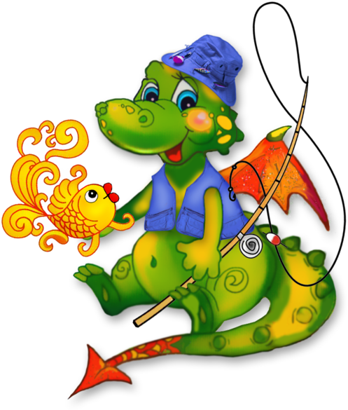 Tubes Dragons - Вышитые Крестом Схема Рыбы (600x600)