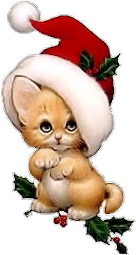 Tubes Victoriens / Fleurs - Christmas Tag (351x535)