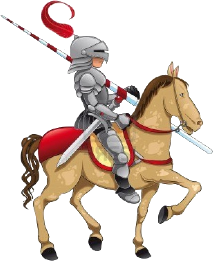 Sire Adémar Pour Vous Servir - Chevalier Moyen Âge Png (736x889)