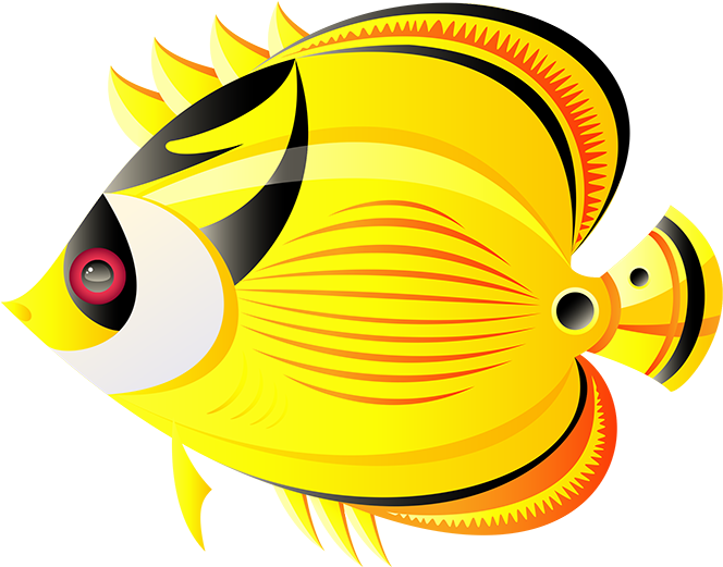 Tubes Poissons - Dibujos De Peces Tropicales (666x576)