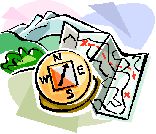 Clipart Orienteering (526x453)