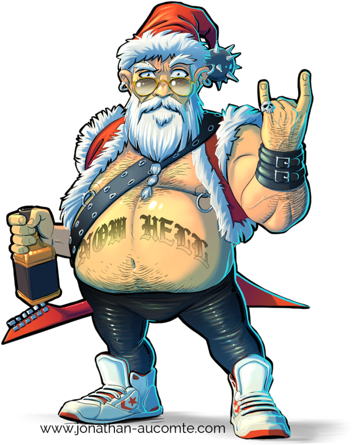 Hardcore Santa Claus - Santa Claus Hardcore (804x994)